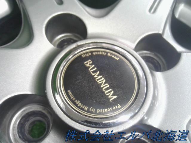 １４ｘ５．５Ｊ＋４５・４穴　ＰＣＤ１００／ブリヂストンＦＶＳ・バルミナ・アルミホイール・４本セット