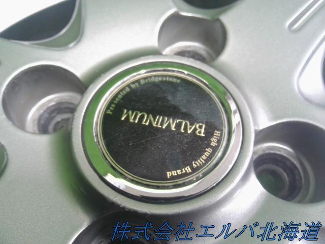 １４ｘ５．５Ｊ＋４５・４穴　ＰＣＤ１００／ブリヂストンＦＶＳ・バルミナ・アルミホイール・４本セット