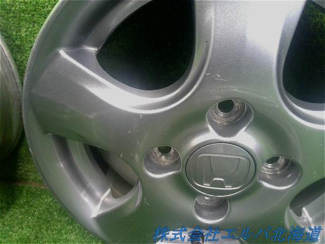 １３ｘ４．００Ｂ＋４５・４穴　ＰＣＤ１００／ホンダ・バモス・ＨＭ１・純正・アルミホイール・４本セット