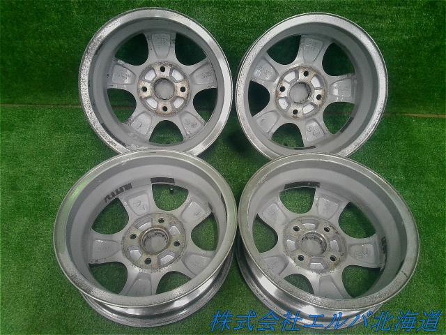 １３ｘ４．００Ｂ＋４５・４穴　ＰＣＤ１００／ホンダ・バモス・ＨＭ１・純正・アルミホイール・４本セット
