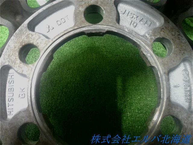 珍品！！１５ｘ７．０Ｊ＋１０・６穴　ＰＣＤ１３９．７／パジェロ・ラリーアート・ＥＮＫＥＩ製造・アルミホイール・４本セット