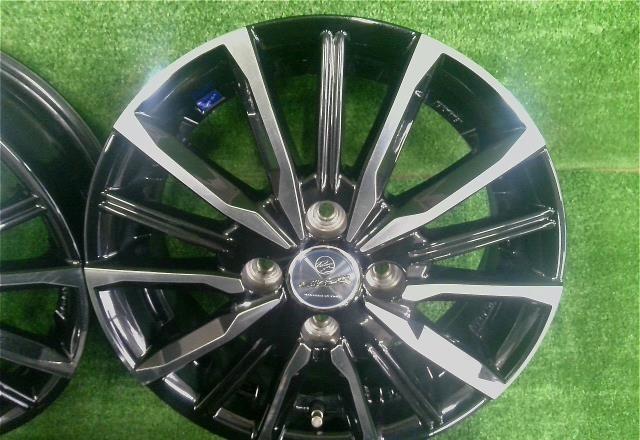 軽自動車用・１４×４．５Ｊ＋４５・４穴　ＰＣＤ１００／ＫＹＯＨＯ・スマック・ヴァルキリー・アルミホイール・４本セット