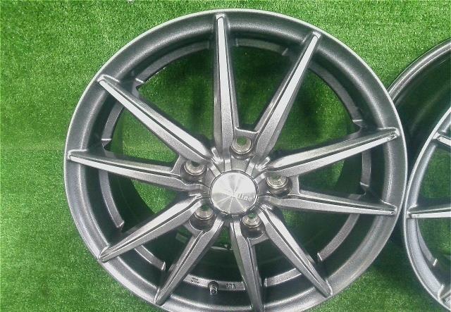 １５×６．０Ｊ＋４５・５穴　ＰＣＤ１１４．３／ヒューマンライン・ＨＳ０８・アルミホイール・４本セット