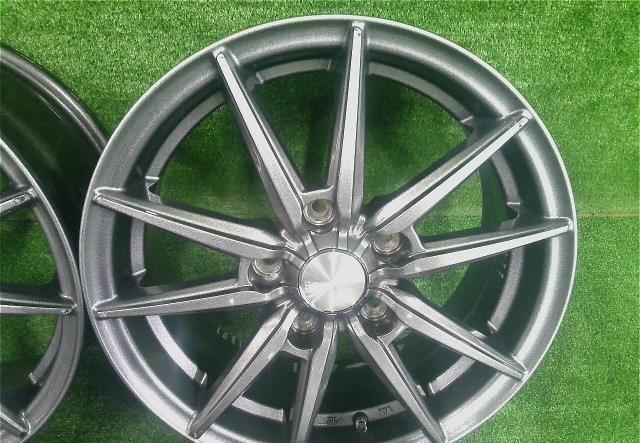 １５×６．０Ｊ＋４５・５穴　ＰＣＤ１１４．３／ヒューマンライン・ＨＳ０８・アルミホイール・４本セット