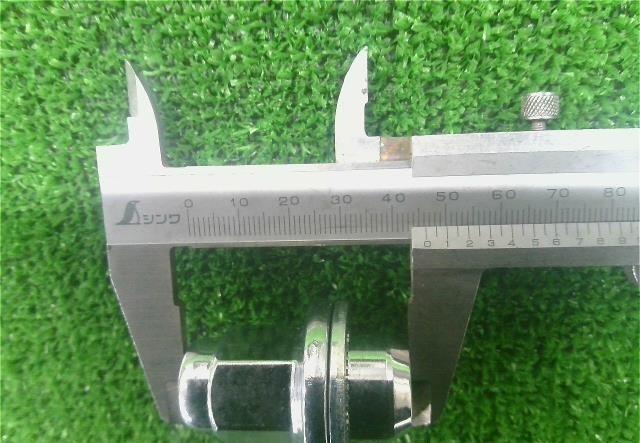 【代引不可】トヨタ純正・ナット・２２ＨＥＸ・Ｍ１４×Ｐ１．５  ランクル・平面座・全長４６ｍｍ・１個のみ