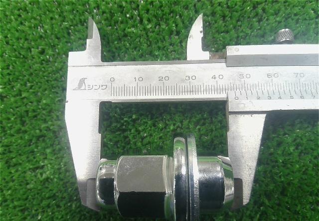 【代引不可】トヨタ純正・ナット・２２ＨＥＸ・Ｍ１４×Ｐ１．５  ランクル・平面座・全長４６ｍｍ・１個のみ
