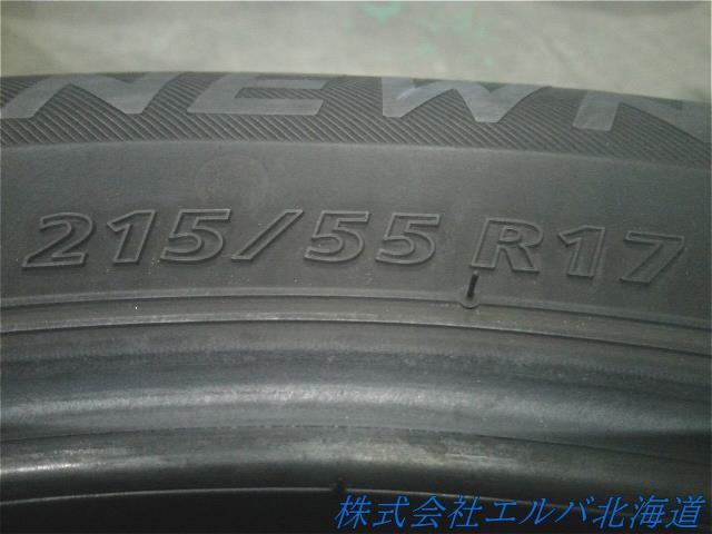 ２１５／５５Ｒ１７・ブリヂストン・ニューノ・夏タイヤ・１本のみ