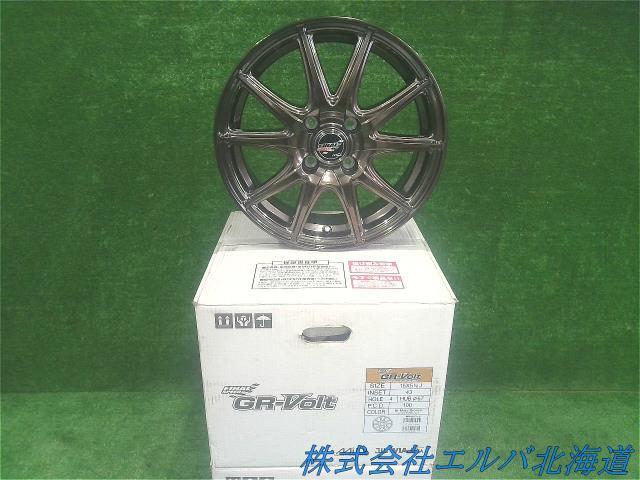 １５×５．５Ｊ＋４３・４穴　ＰＣＤ１００・ファイナルスピード・ＧＲ－Ｖｏｌｔ・ブロンズカラー・アルミホイール・４本セット