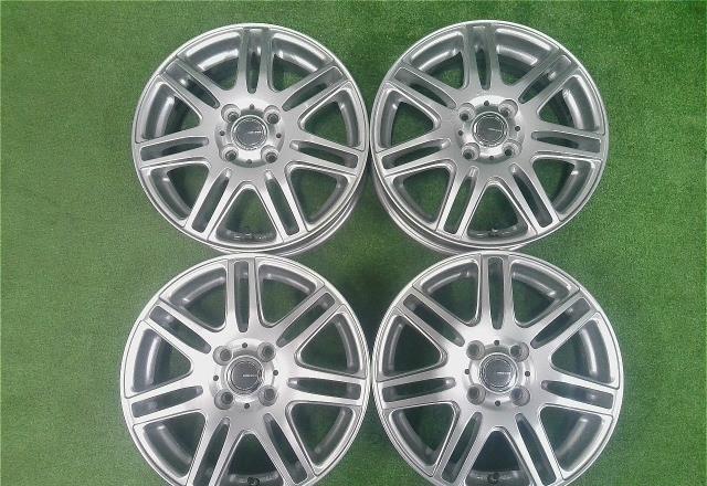 軽自動車用・１５ｘ４．５Ｊ＋４５・４穴　ＰＣＤ１００／ＭＩＬＬＯＵＳ・ミルアス・１４本スポーク・アルミホイール・４本セット