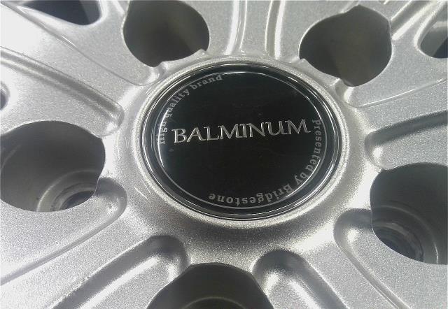 １６ｘ６．５Ｊ＋４８・５穴　ＰＣＤ１１４．３／ブリヂストン・バルミナ・Ｋ１０・アルミホイール・４本セット