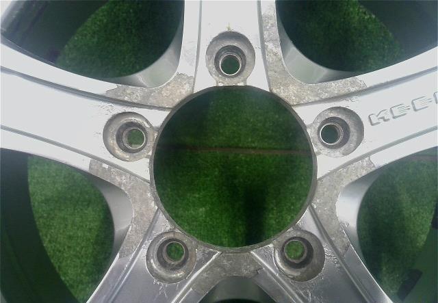 【要補修】ジムニー用・１６ｘ５．５Ｊ＋１９・５穴　ＰＣＤ１３９．７／キーラー・フォース・アルミホイール・４本セット
