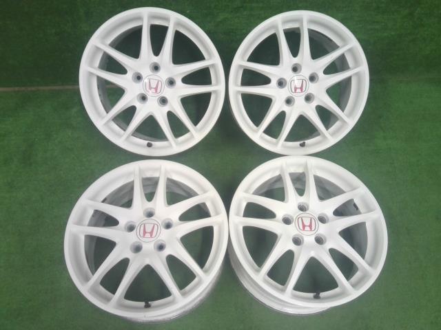 １７×７．０Ｊ＋６０・５穴・ＰＣＤ１１４．３・インテグラ・ＤＣ５・タイプＲ・純正・アルミホイール・４本セット