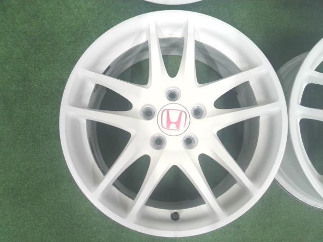 １７×７．０Ｊ＋６０・５穴・ＰＣＤ１１４．３・インテグラ・ＤＣ５・タイプＲ・純正・アルミホイール・４本セット