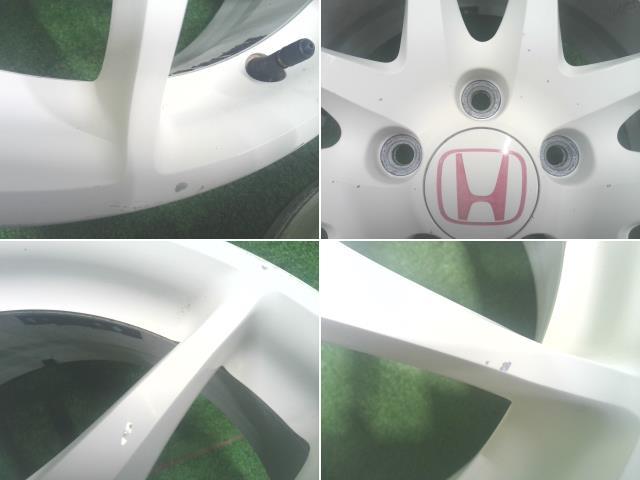 １７×７．０Ｊ＋６０・５穴・ＰＣＤ１１４．３・インテグラ・ＤＣ５・タイプＲ・純正・アルミホイール・４本セット