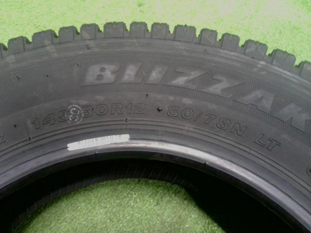 １４５／８０Ｒ１２・ブリヂストン・ブリザックＶＬ１０・スタッドレス・１本のみ
