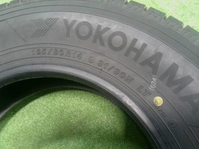 １６５／８０Ｒ１４・ヨコハマ・アイスガードｉＧ９１・スタッドレス・４本セット