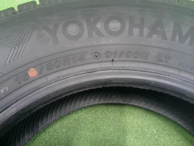 １６５／８０Ｒ１４・ヨコハマ・アイスガードｉＧ９１・スタッドレス・１本