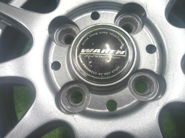 １４ｘ４．５Ｊ＋４５・４穴・ＰＣＤ１００・ホットスタッフ・ＷＡＲＥＮ・Ｗ０１・アルミホイール・４本セット