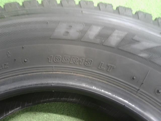 １６５Ｒ１３　ＬＴ　６ＰＲ・ブリヂストン・ブリザックＶＬ１・スタッドレス・２２年・１本のみ