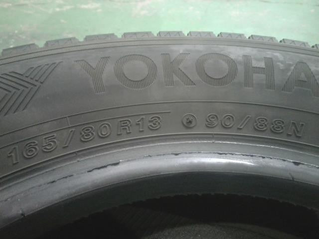 １６５／８０Ｒ１３・９０／８８Ｎ・ＬＴ・ヨコハマ・ｉＧ９１・スタッドレスタイヤ・４本セット
