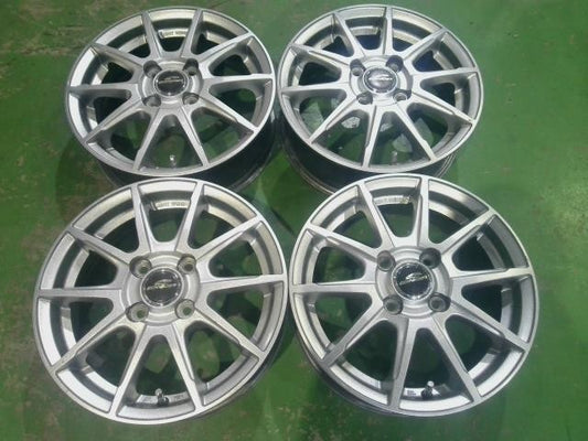 軽自動車用・１４×４．５Ｊ＋４６・４Ｈ・ＰＣＤ１００・Ａ－ＴＥＣＨ・シュナイダー・ＳＬＣ・アルミホイール・４本セット