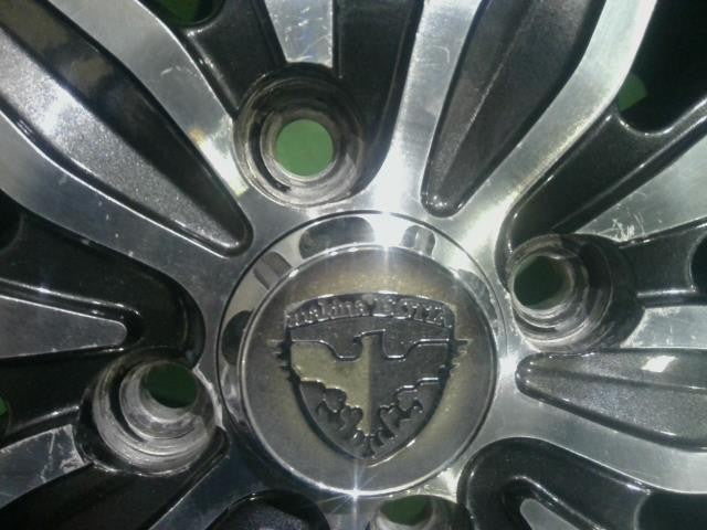 軽自動車用・１５×４．５Ｊ＋４５・４穴・マキナイゾッタ・パスクア・１５インチ・アルミホイール・４本セット