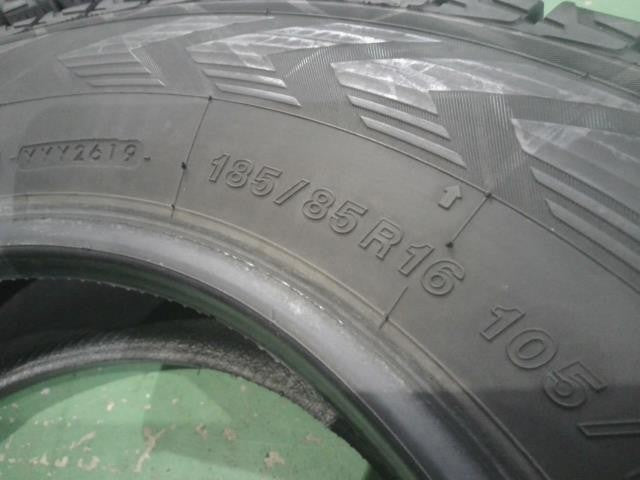 １８５／８５Ｒ１６　１０５／１０３Ｌ　ＬＴ・ヨコハマ・アイスガードＧ０７５・スタッドレス・４本セット