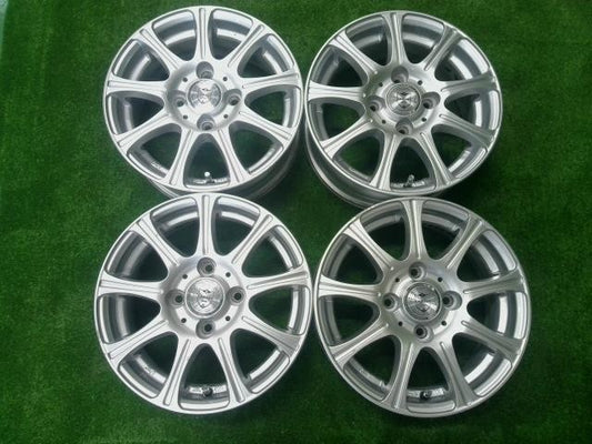 コンパクトカー用・１３×５．０Ｊ＋３６・４穴・ウェッズ・ジョーカー・ルーク・アルミホイール・４本セット