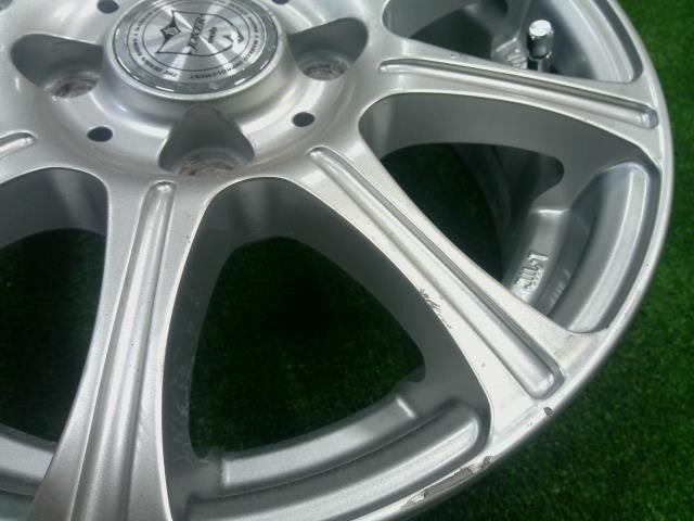 コンパクトカー用・１３×５．０Ｊ＋３６・４穴・ウェッズ・ジョーカー・ルーク・アルミホイール・４本セット