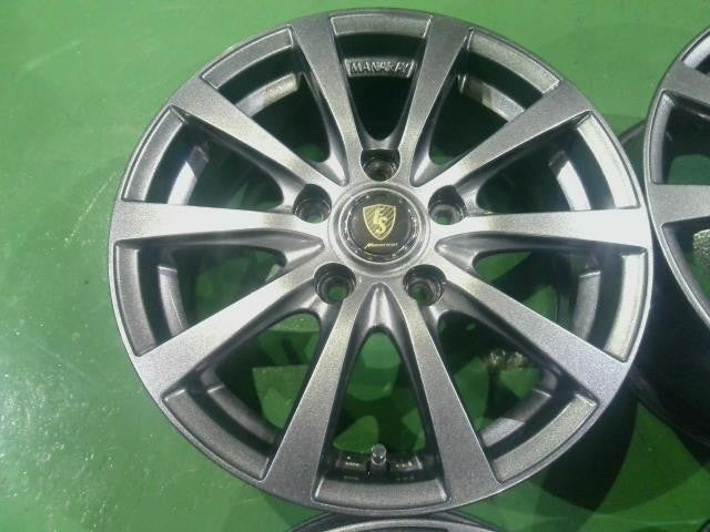 １５×６．０Ｊ＋５０・５穴・マナレイ・ＭＩＤ・ユーロスピード・Ｇ１０・アルミホイール・４本セット