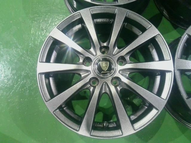 １５×６．０Ｊ＋５０・５穴・マナレイ・ＭＩＤ・ユーロスピード・Ｇ１０・アルミホイール・４本セット