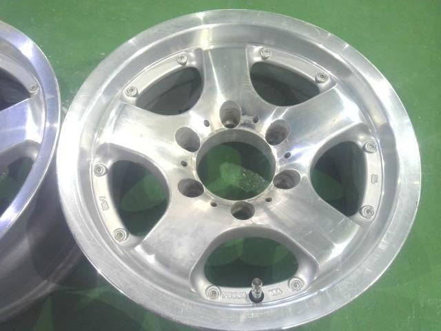 １５×７．０Ｊ【－１０】・６穴　ＰＣＤ１３９．７／ランクル８０前期・カスタム車等／アルミホイール　４本セット