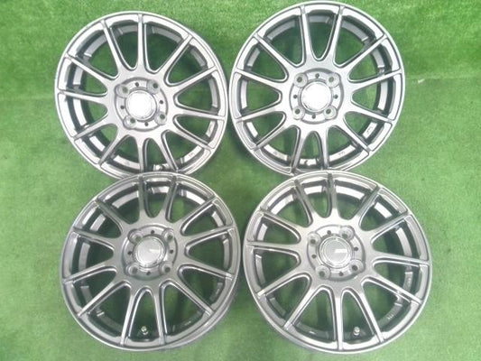軽自動車用・１４×４．５Ｊ＋４５・４穴　ＰＣＤ１００／ＹＦＣ・ＷＥＺＥＮ／アルミホイール　４本セット