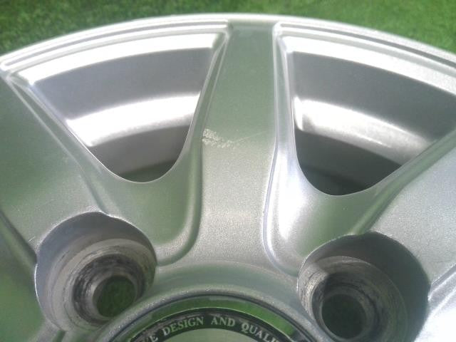 軽自動車用・１３×４．０Ｊ＋４３・４穴・ＰＣＤ１００・トピー・ＬＥＶＥＬ５・８スポーク・アルミホイール・４本セット