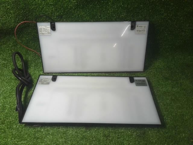 ＬＥＤ・１２Ｖ・字光式プレート・電光プレート・前後２枚セット