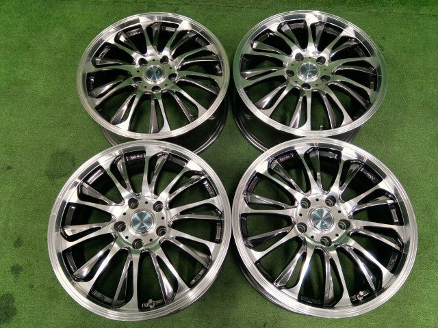 １７×７Ｊ・ＩＮ４７・ウェッズ・レオニス・ＧＲＥＩＬＡ・グレイラ・アルミホイール・４本セット