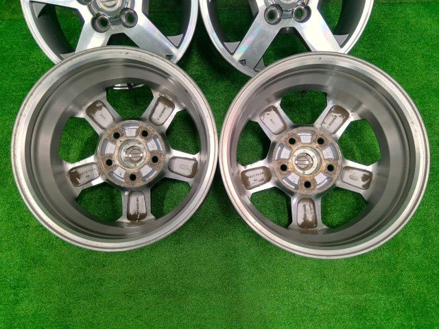 日産・キックス・（三菱・パジェロミニ）・純正ポリッシュ・１５インチ・アルミホイール・４本セット