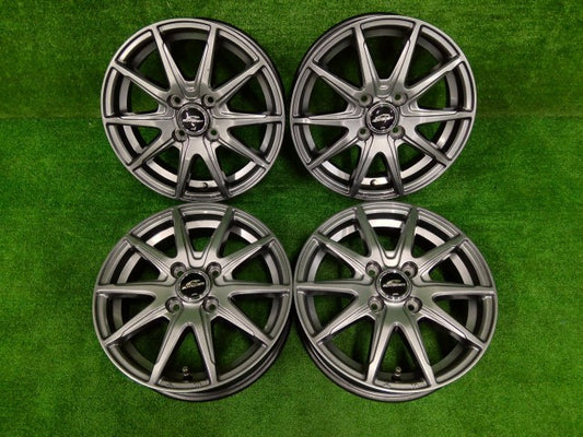 １４×４．５Ｊ＋４５・ＭＩＤ・シュナイダー・ＳＬＳ・１４インチ・アルミホイール・４本セット