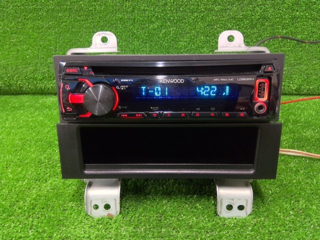 ＭＲ４１Ｓ・純正ケンウッド・オーディオ・Ｕ３８３ＲＨ・１ＤＩＮ・オーディオ・ＣＤ／ラジオ／ＵＳＢ／ＡＵＸ再生