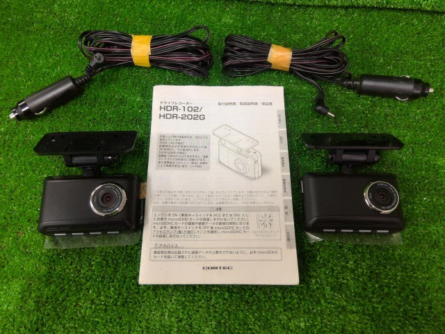 【２個セット】コムテック・ドライブレコーダー・ＨＤＲ－１０２・Ｖｅｒ１．０．１