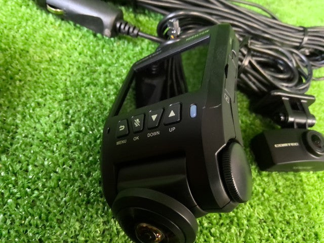 コムテック・ドライブレコーダー・ドラレコ・ＨＤＲ３６１ＧＷ・前（３６０度）後２カメラ