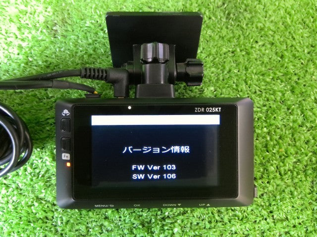 コムテック・ドライブレコーダー・ドラレコ・ＺＤＲ・０２５ＫＴ・前後２カメラ・１２Ｖ