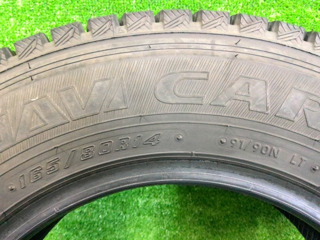 グッドイヤー・アイスナビ・カーゴ・１６５／８０Ｒ１４・９１／９０Ｎ・ＬＴ・２２年・スタッドレスタイヤ・４本セット