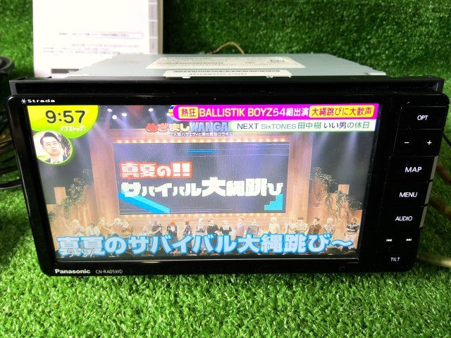パナソニック・ナビゲーション・ＣＮ－ＲＡ０５Ｗ・ ２００ｍｍワイド・Ｂｌｕｅｔｏｏｔｈ・フルセグ・ＤＶＤ／ＣＤ