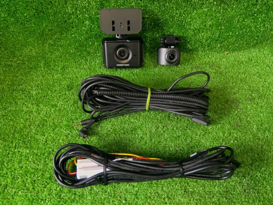 コムテック・ドライブレコーダー・前後２カメラ 直接電源配線・ＳＤカード欠品