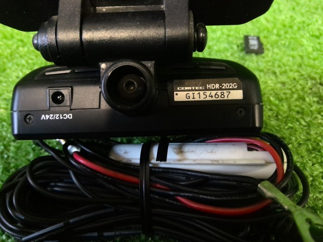 コムテック・ドライブレコーダー・ドラレコ・１カメラ ＤＣ１２Ｖ／２４Ｖ・ｍＳＤカード付き