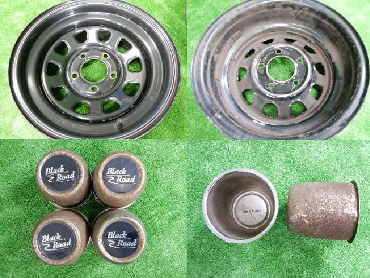 社外／１５インチ／スチールホイール／４本セット