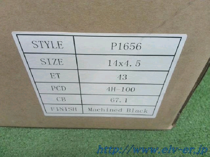社外アルミホイール／１４インチ／新品／２本セット